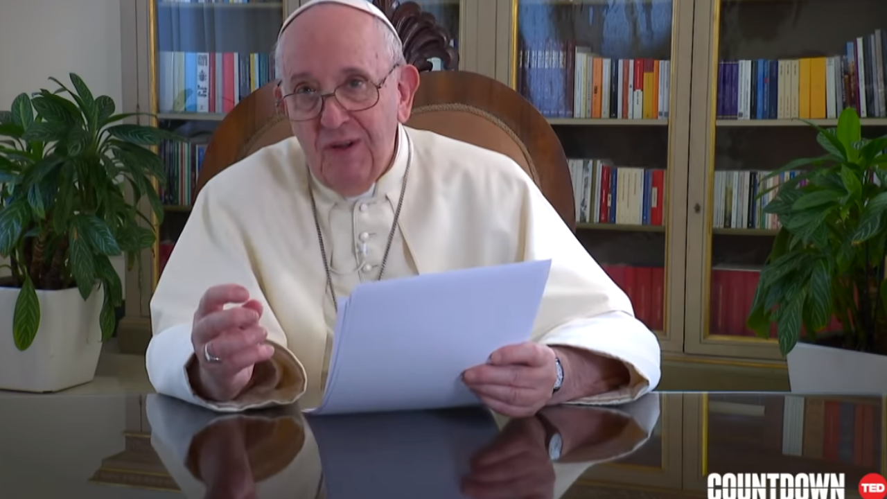 TED Talks, the Pope: change is needed, the current economic system is unsustainable